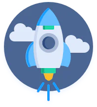 Illustration of a rocket Illustration of a rocket